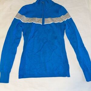 NILS apres ski Quarter-Zip Pullover sweater medium